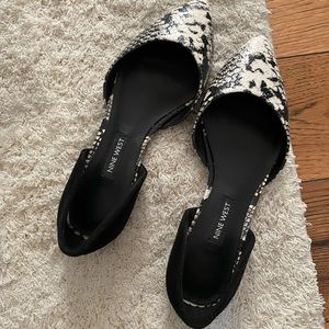Nine West flats; size 5